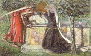 Dante Gabriel Rossetti Arthur's Tomb (mk46) oil painting on canvas